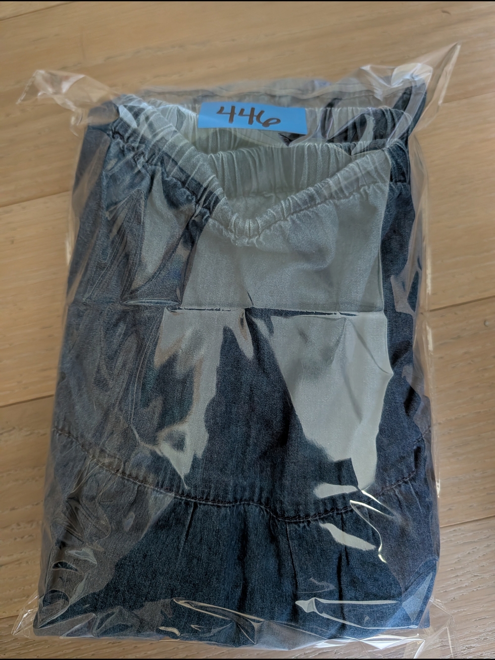 White Stag Blue Tiered Maxi Skirt - Picture 4 of 4